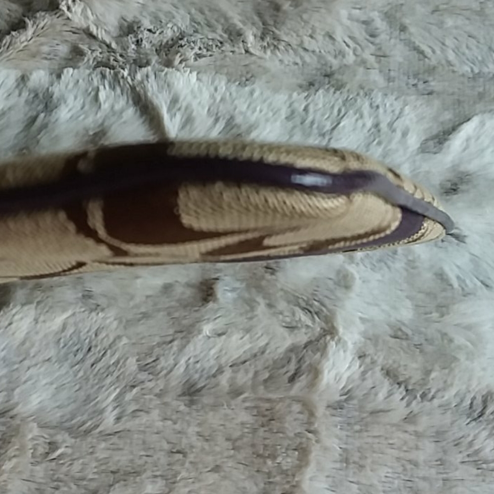 Coach Signature Stripe Fabric Wristlet, Euc - image 5